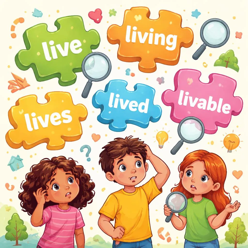 Mengapa Anak-Anak Mencampuradukkan Live, Living, Lived, Lives, Dan Livable Dan Bagaimana Cara Memperbaikinya?