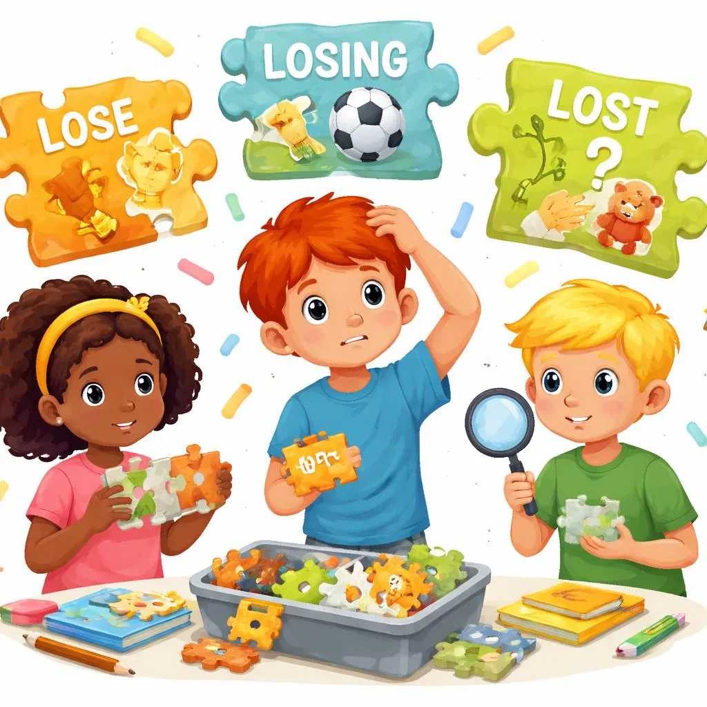 Mengapa Anak-Anak Mencampuradukkan Lose, Losing, Lost, Loses, Dan Loser Dan Bagaimana Cara Memperbaikinya?