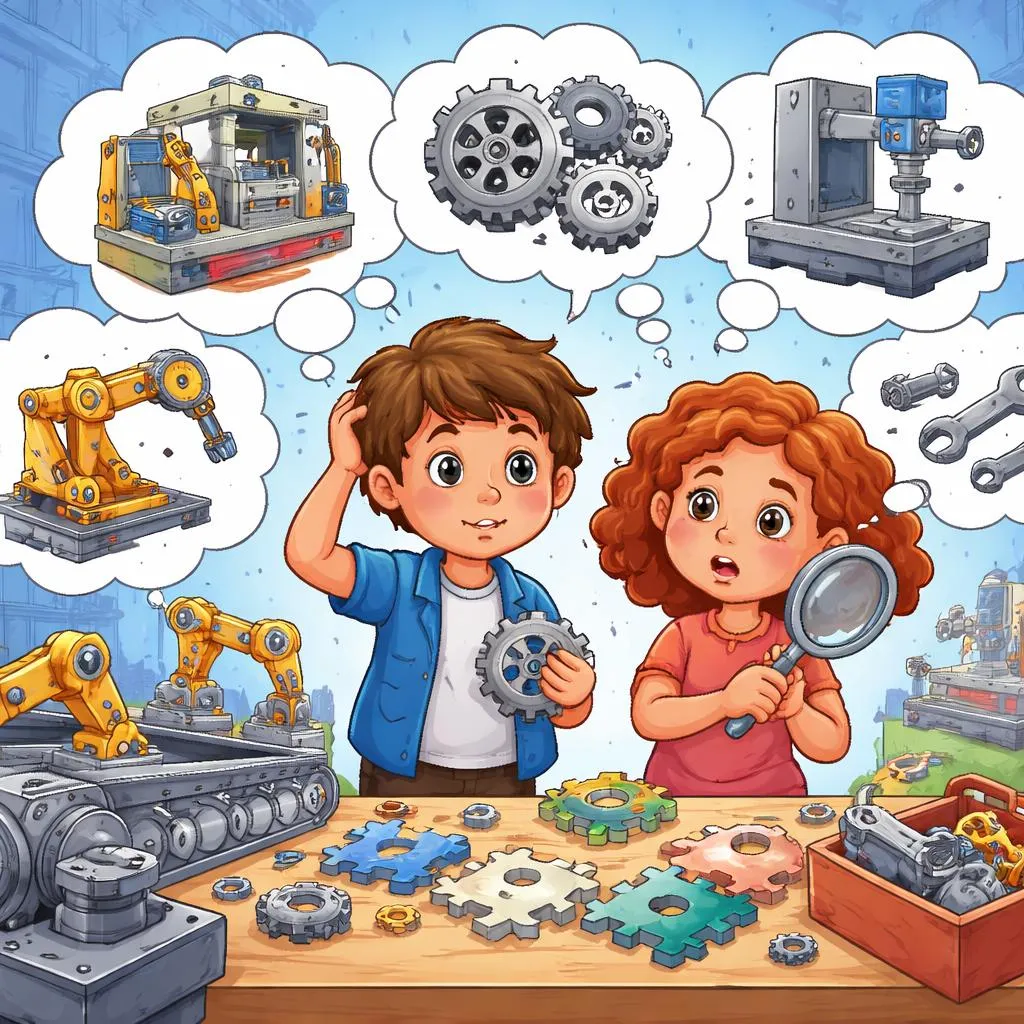 Mengapa Anak-Anak Salah Mengartikan Machine, Machined, Machines, Machinery, dan Machining dan Bagaimana Cara Memperbaikinya?
