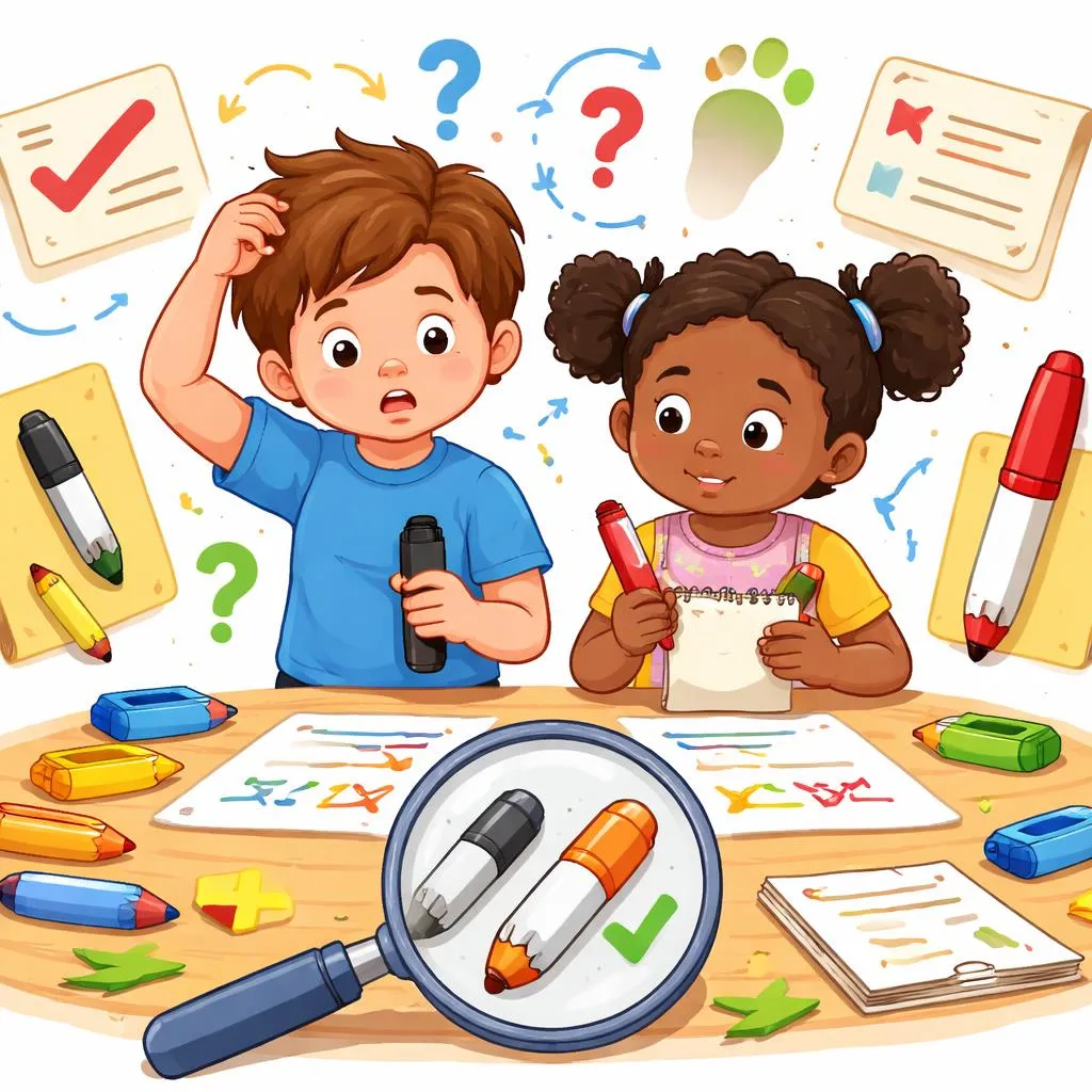 Warum Kinder Mark, Marking, Marked, Marks und Marker verwechseln und wie man es behebt?