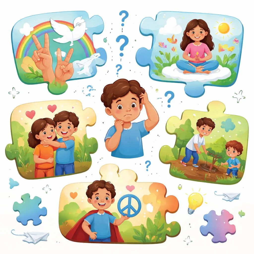 為什麼孩子會混淆 peace、peaceful、peacefully、peacemaker 和 peaceing,以及如何糾正?