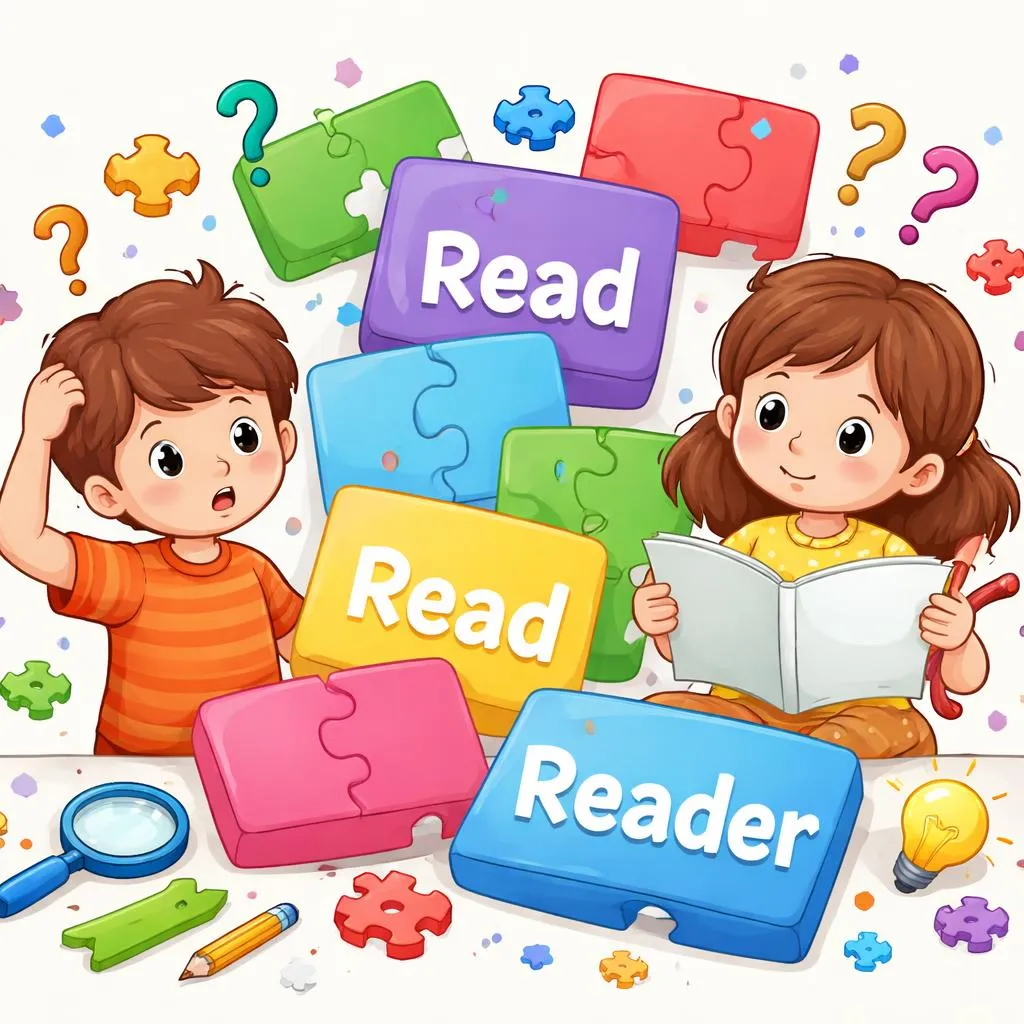 為什麼孩子會混淆「read」、「reading」、「read」、「reads」和「reader」以及如何解決？