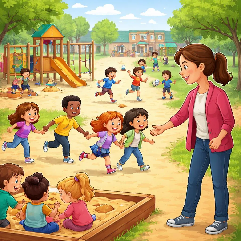 Mengapa Anak-Anak Sering Perlu 'Menjaga' Daripada 'Mengawasi' Saat Bermain di Lapangan Sekolah dengan Teman?