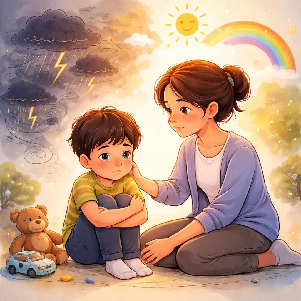 "চিন্তা করো না" এবং "শান্ত হও"—আমরা কেন শিশুদের মানসিক চাপের মধ্যে এই কথাগুলো বলি?