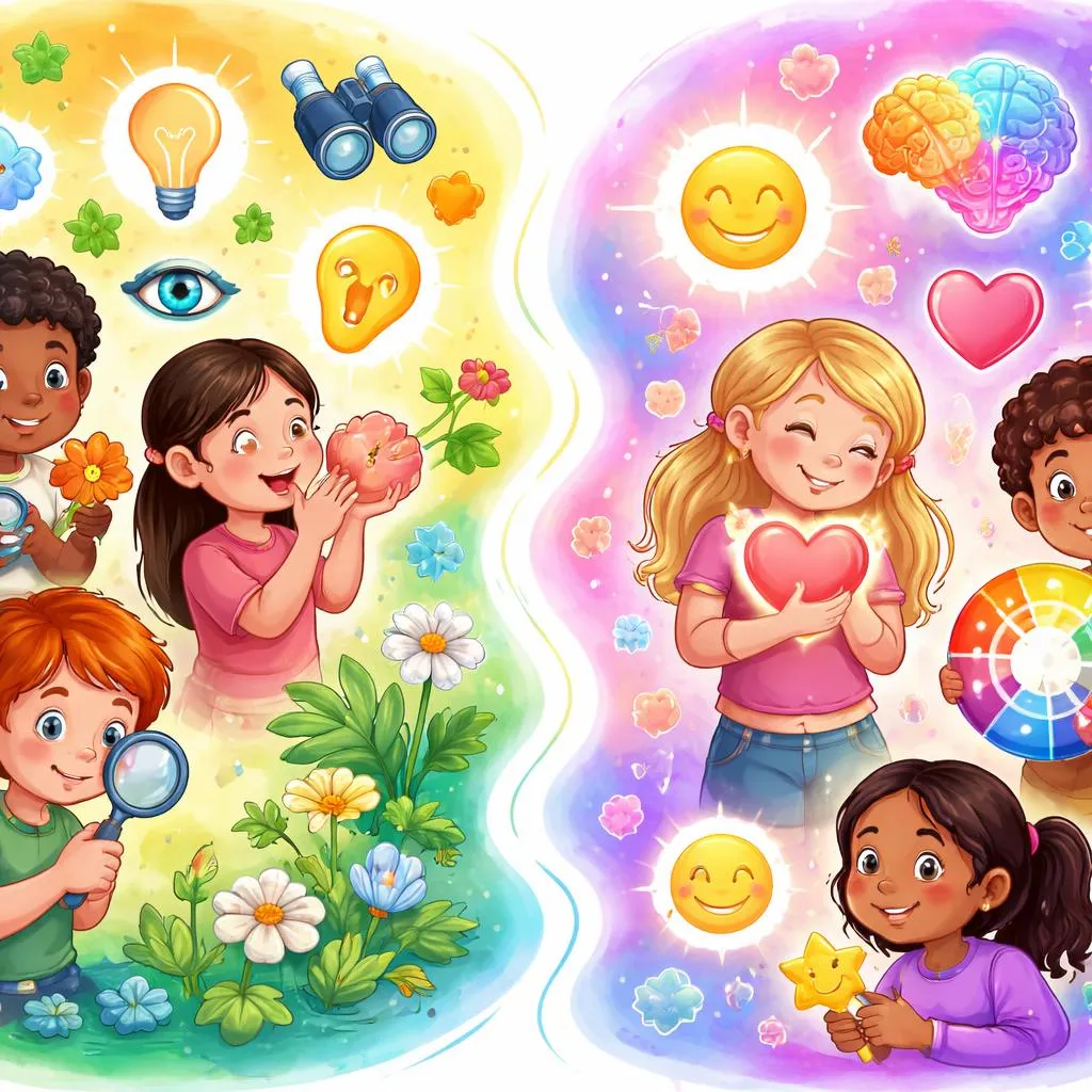 為什麼感受與感知在孩子探索情緒時會有所不同?