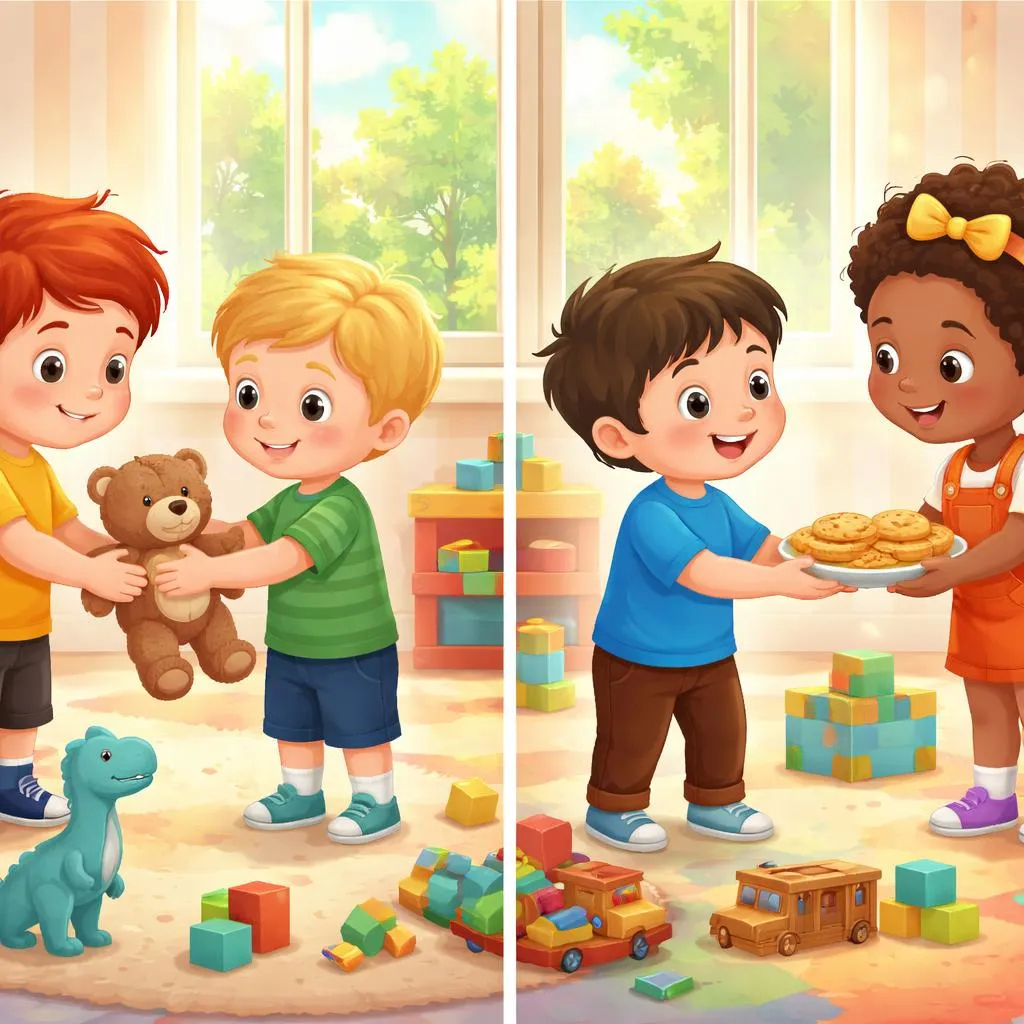 Why Does Being Giving To Feel Different From Being Offering To When Kids Share Things?