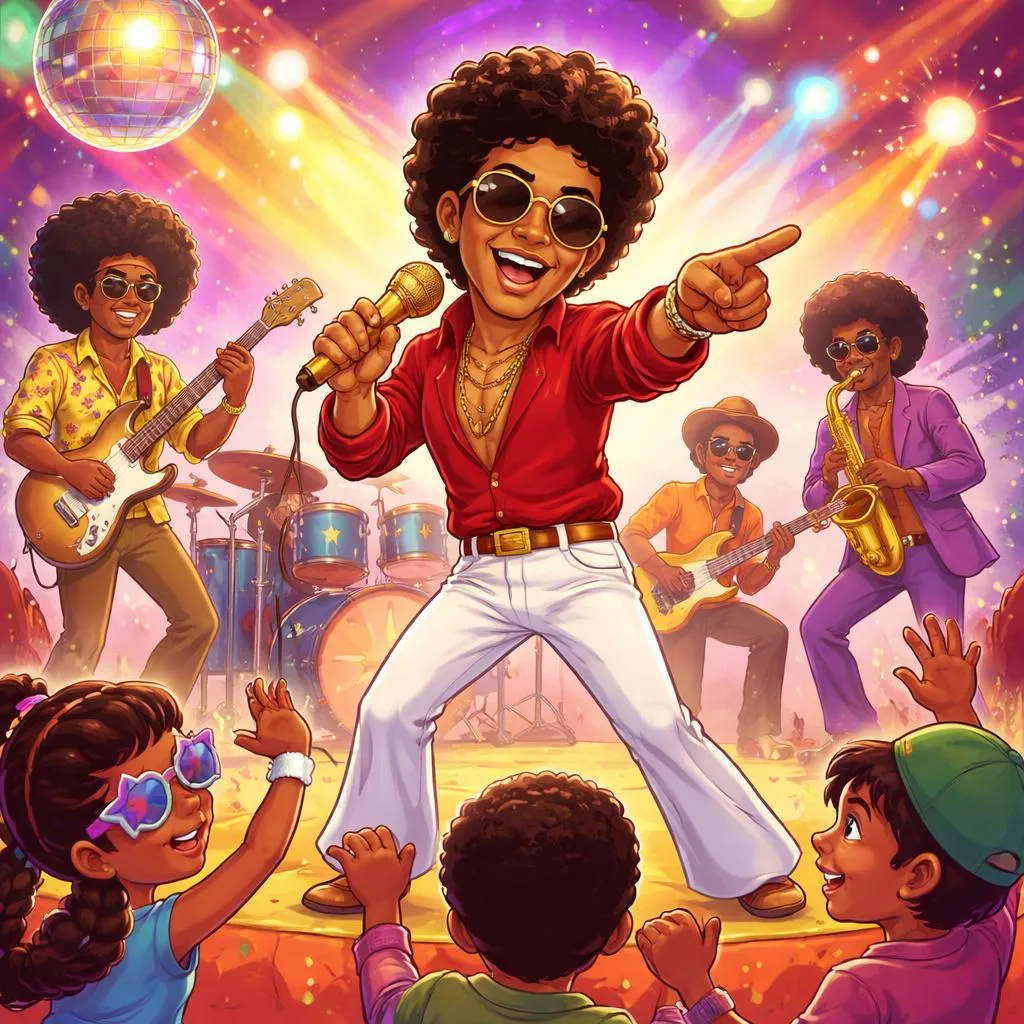 Why Does Bruno Mars Sound Like He Stepped Out of a 1970s Funk Band? A Celebrity Story for Kids