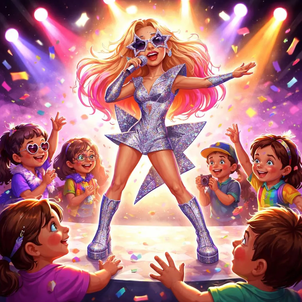 Why Does Lady Gaga Wear Strange Outfits and Sing About Being Brave? A Celebrity Story for Kids