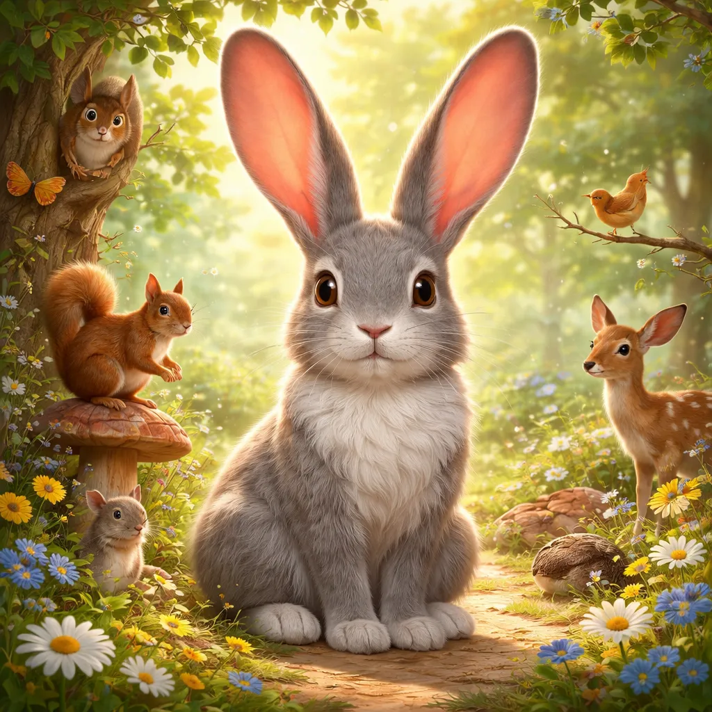 لماذا يمتلك السيد أرنب أذنين طويلتين جدًا ومعطفًا رماديًا؟