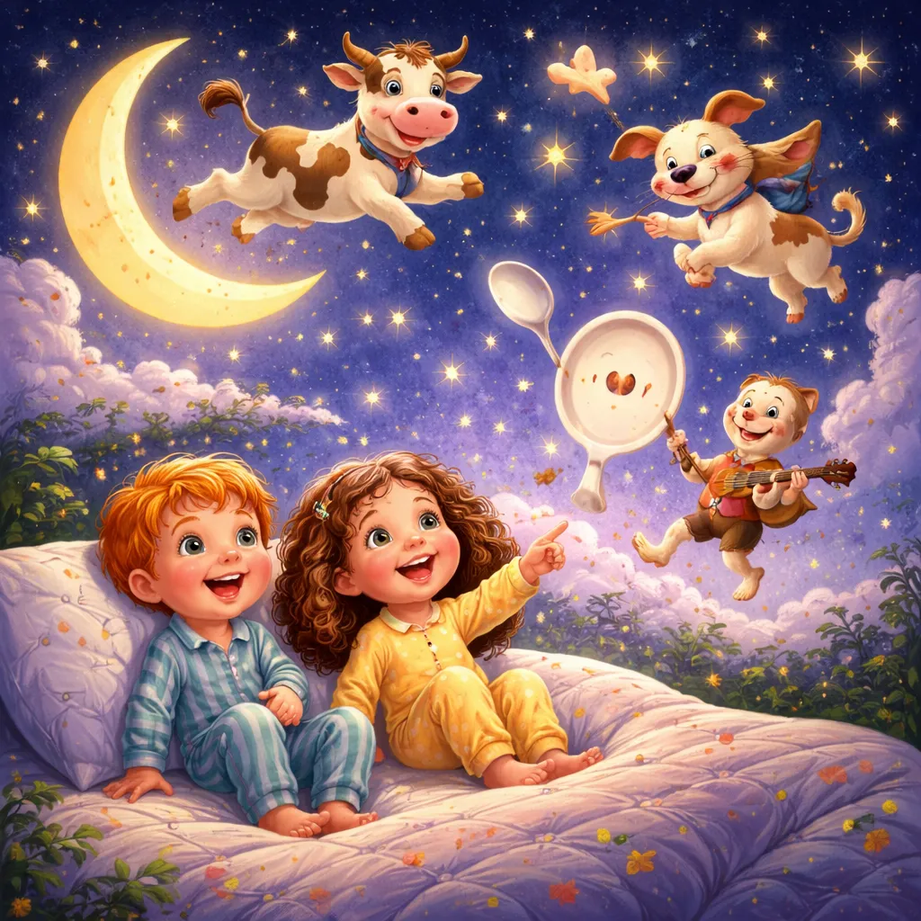 ¿Por qué la canción en inglés: Hey Diddle Diddle enciende la imaginación de los niños?