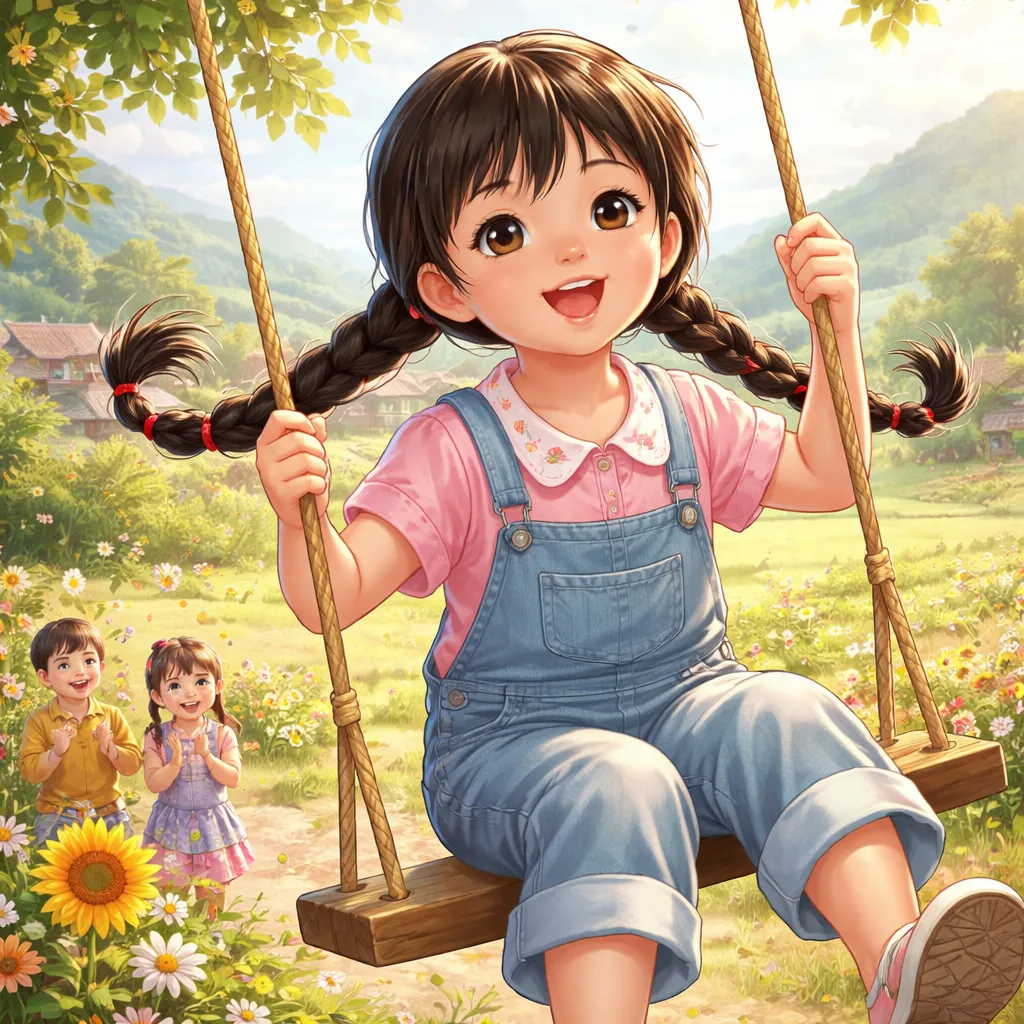 ¿Por qué los 'Little Pigtails (小辫子)' se balancean en la canción china?