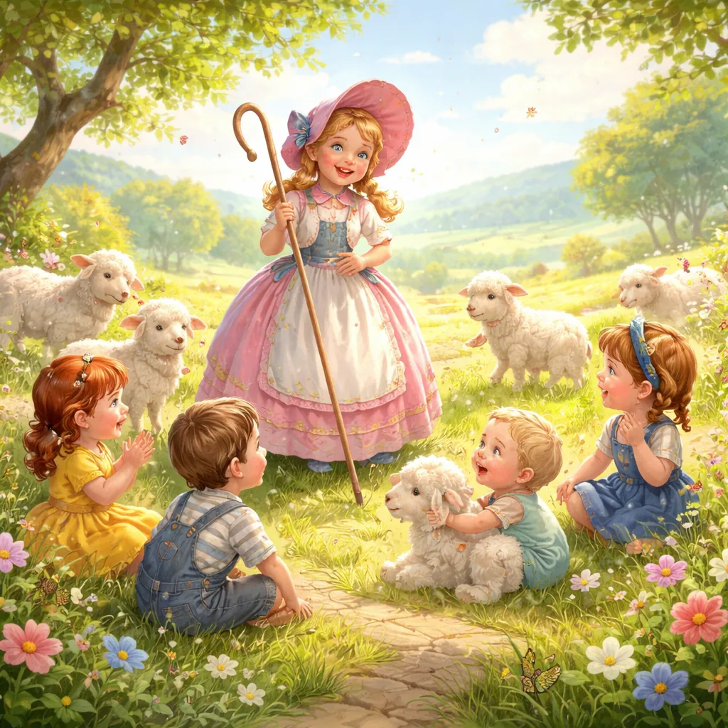 Why Has the English Song: Little Bo-Peep Delighted Children for So Long?