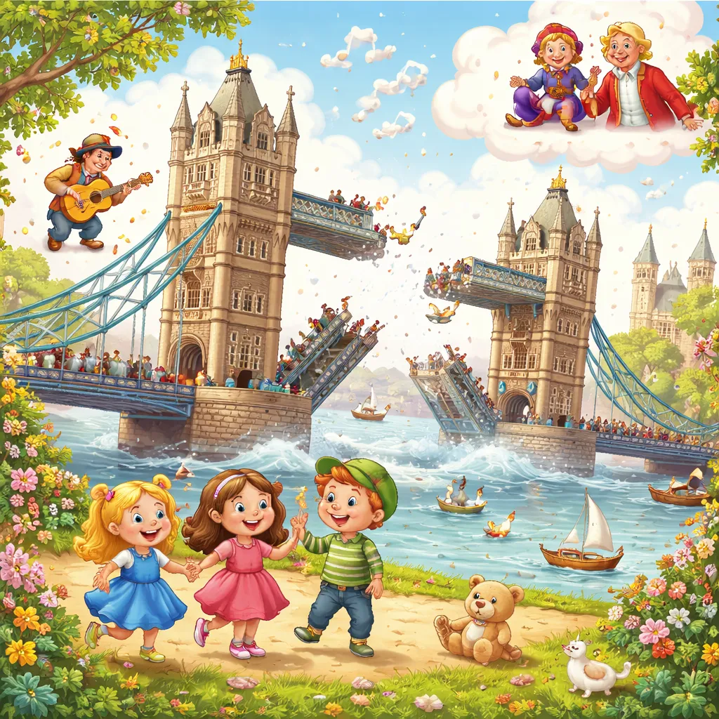 Warum wird das englische Lied: London Bridge Is Falling Down seit Jahrhunderten gesungen?