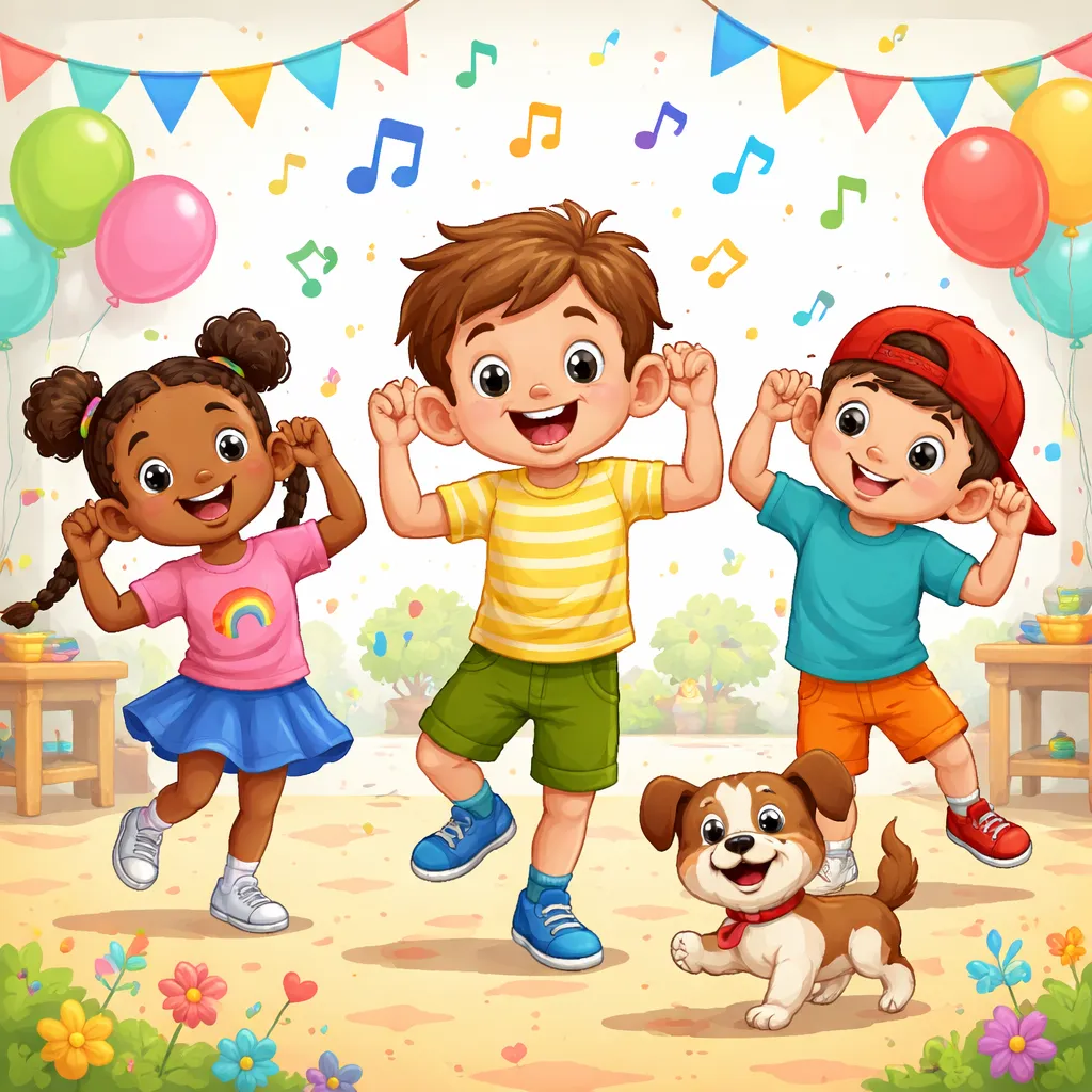 Warum ist das englische Lied: Hängen deine Ohren tief? Perfekt für lustigen Körperbewegungsspaß?