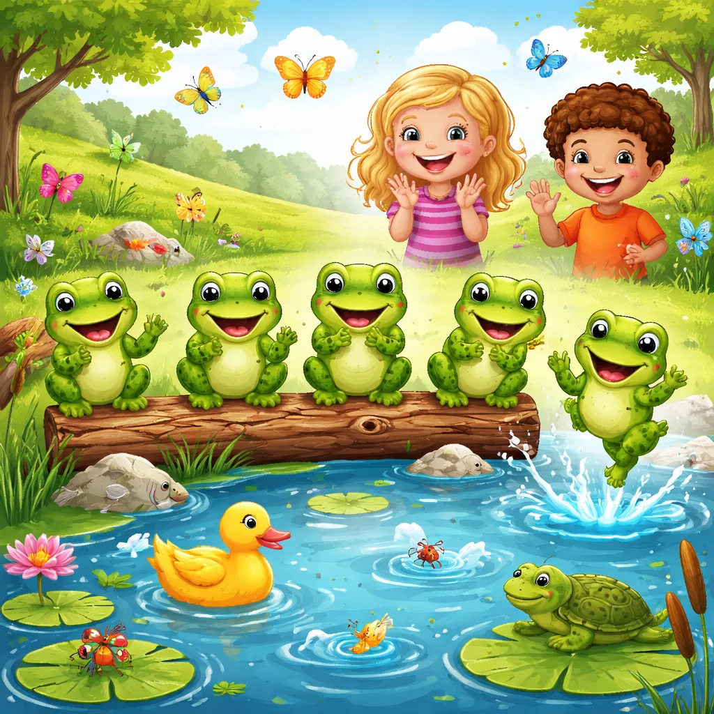 Mengapa Lagu Bahasa Inggris: Five Little Speckled Frogs Sempurna untuk Berhitung dan Bersenang-senang?