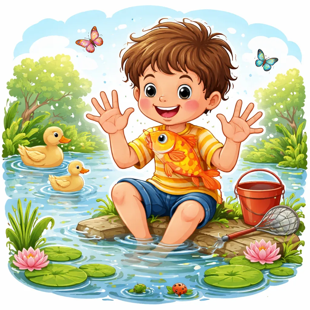 Warum ist das englische Lied: Once I Caught a Fish Alive perfekt zum Zählen und Fingerspiel?