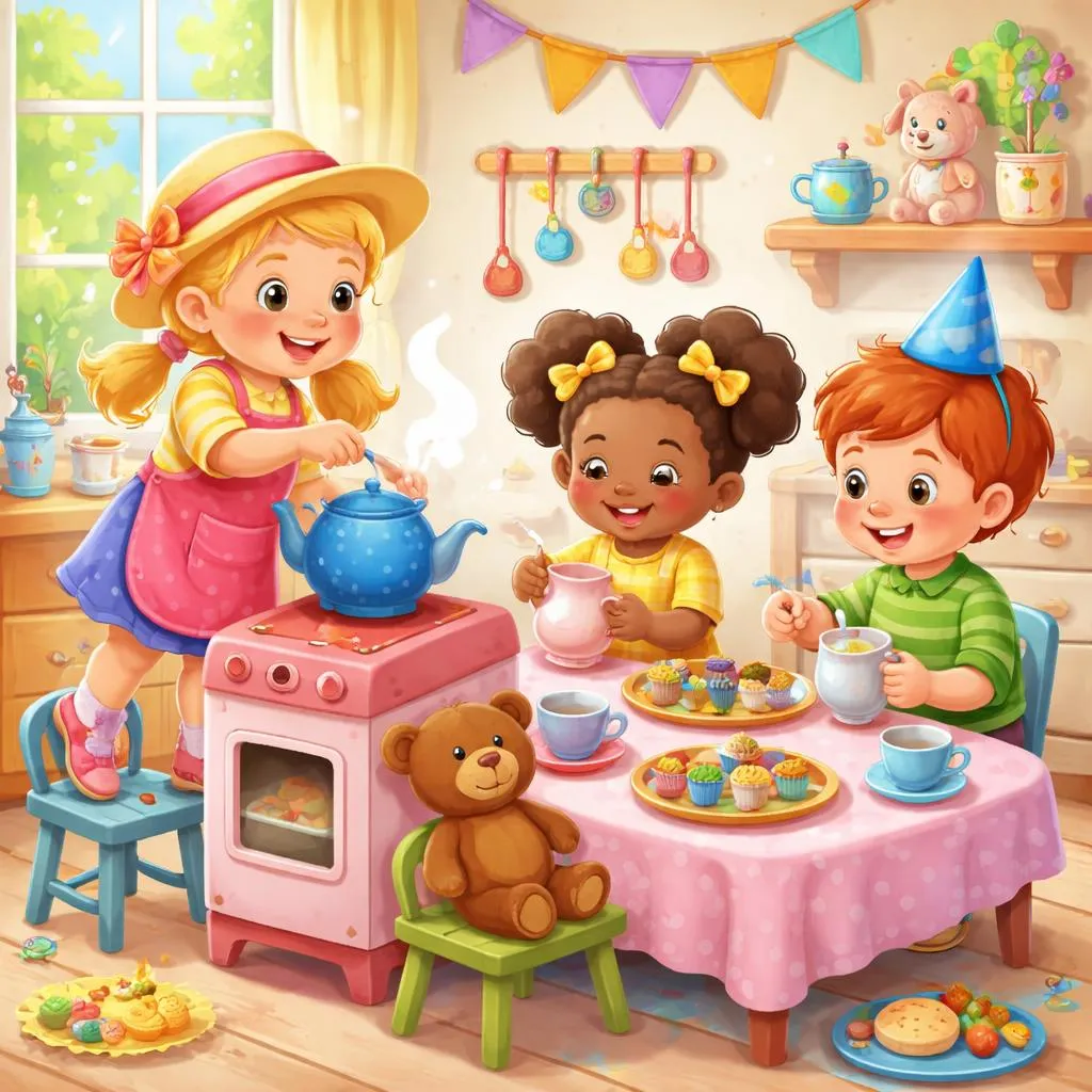 ইংরেজি গান: 'পলি পুট দ্য কেটল অন' কেন ভান করার খেলার জন্য উপযুক্ত?