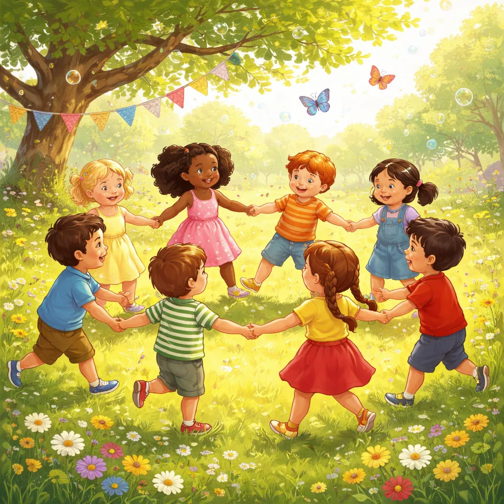 Por que a Canção Inglesa: Ring a Ring o' Roses é um Jogo de Roda Favorito?