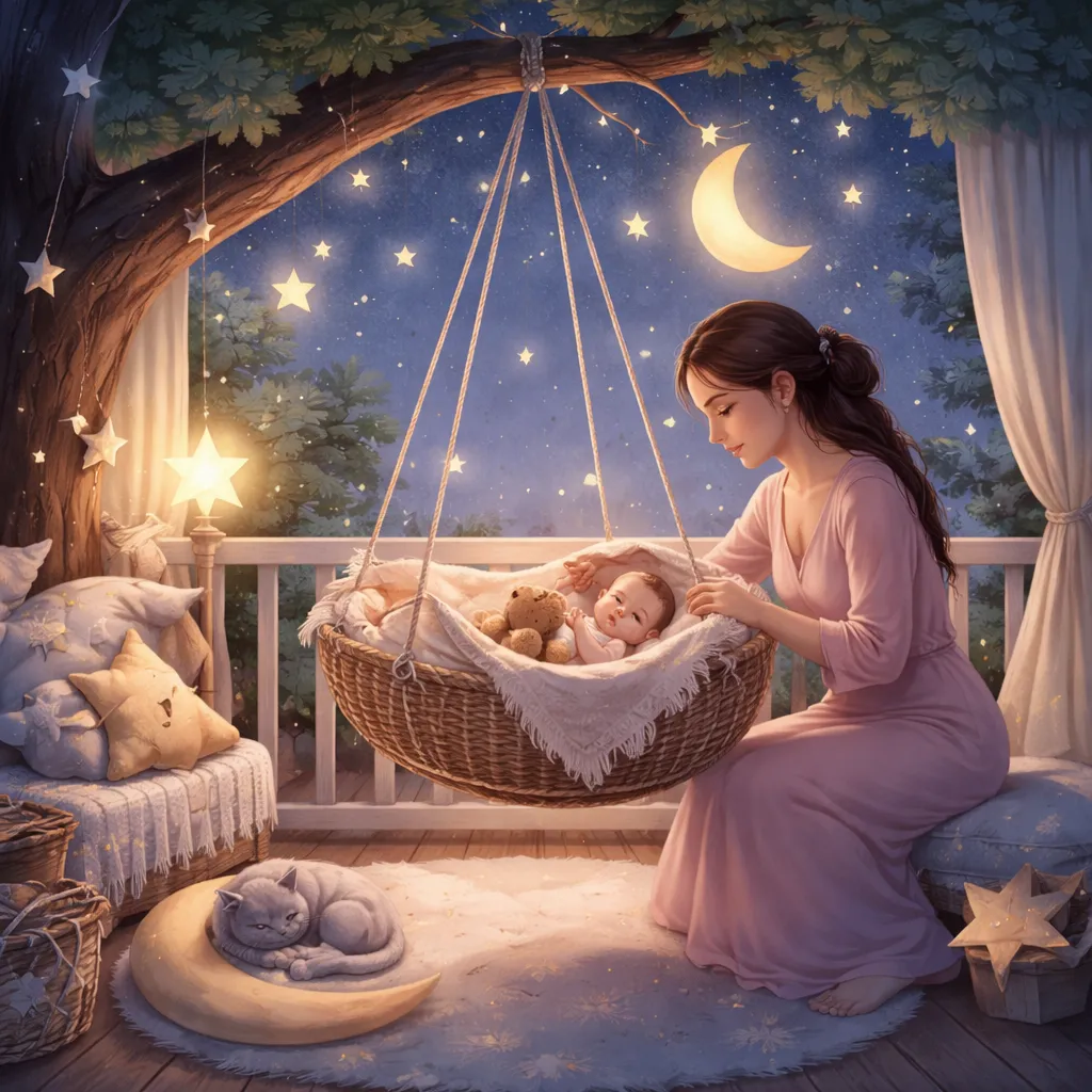 Warum das englische Lied: Rock-a-bye Baby ein sanftes Schlaflied für die Schlafenszeit ist?