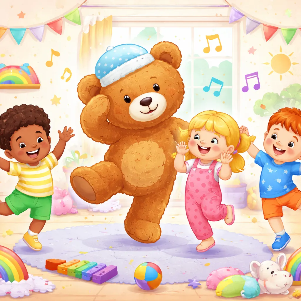 Warum ist das englische Lied: Teddybär, Teddybär perfekt für Bewegung und Spiel?