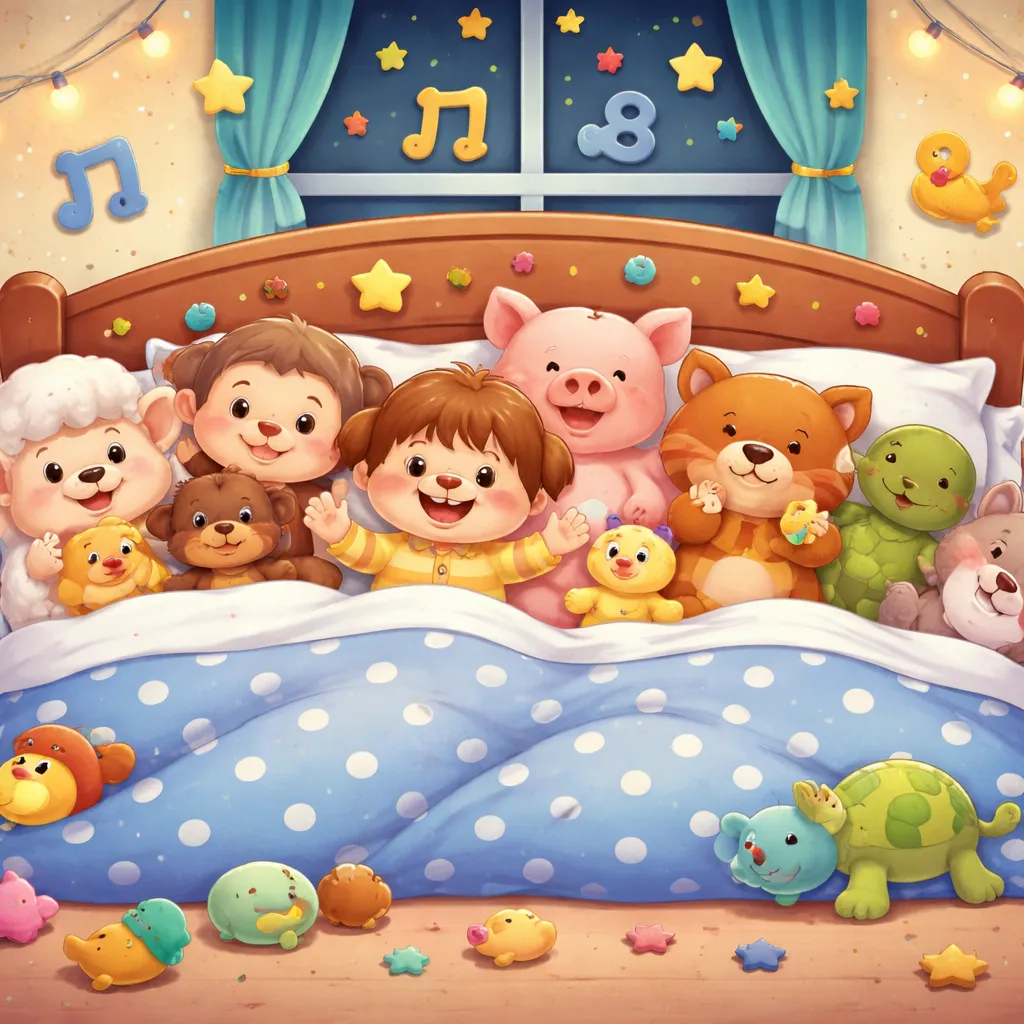 Warum ist das englische Lied: Ten in the Bed perfekt zum Zählen und Spielen?