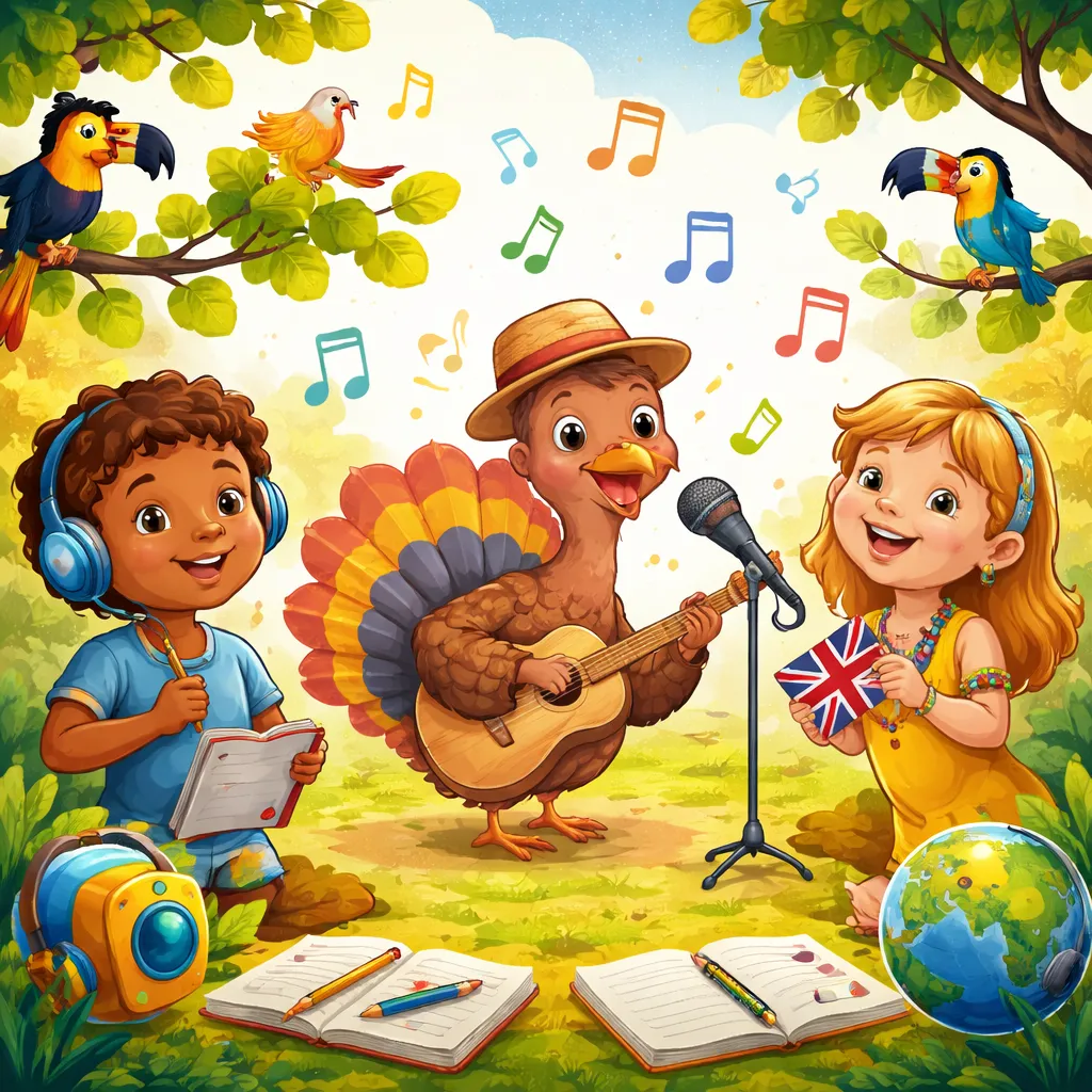 为什么不用葡萄牙语歌曲“小火鸡（O Peru）”来教英语呢？