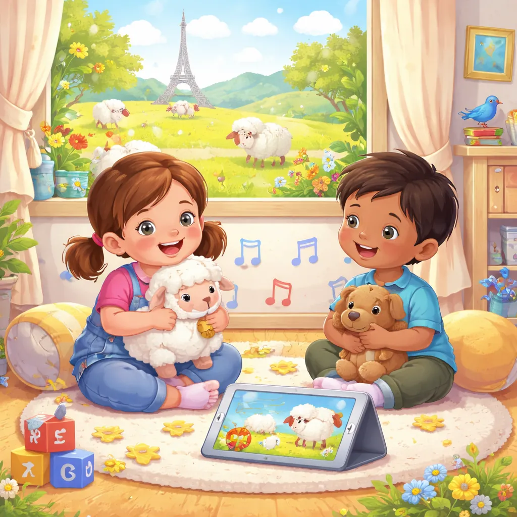 为什么像《小羊》这样的法语歌曲应该温柔地引导您的孩子学习英语？