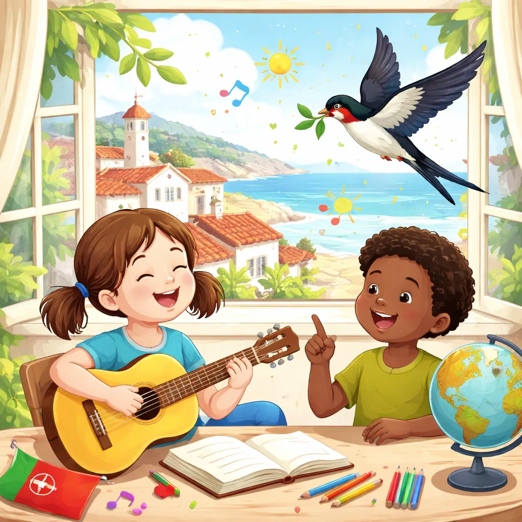 Why Should a Portuguese Song Like “The Little Swallow (A Andorinha)” Fly Into Your Child’s English Lessons?