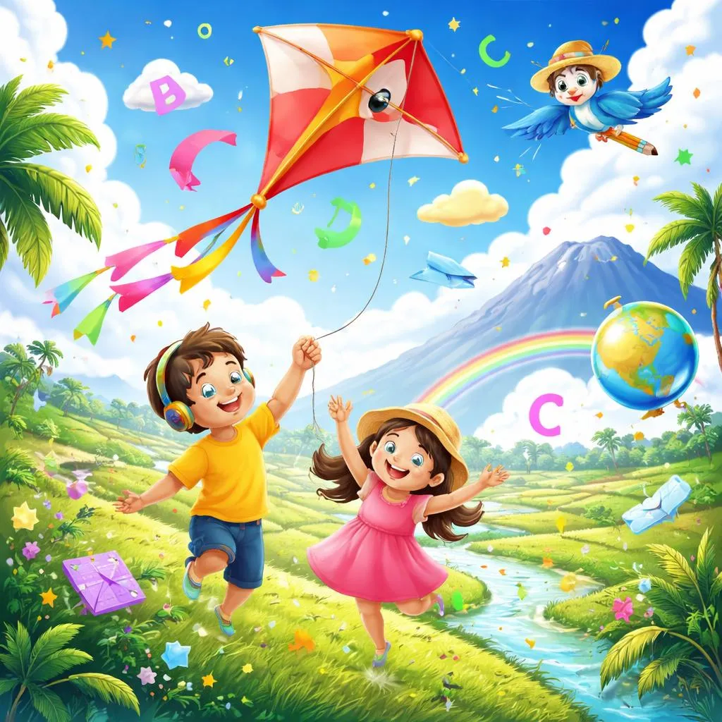 Why Should an Indonesian Song Like “Rise, Rise, My Kite” Lift Your Child’s English Learning Higher?