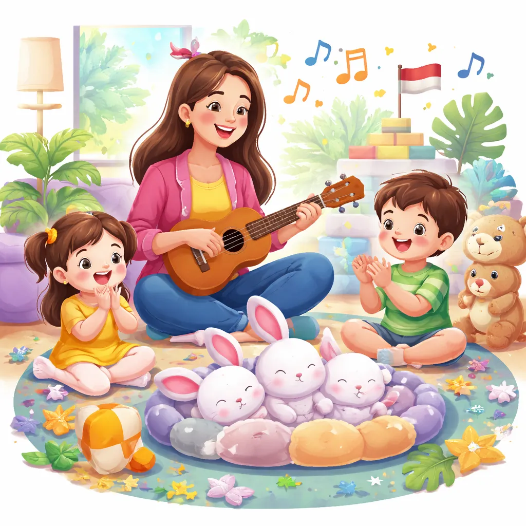 لماذا يجب أن تصبح أغنية إندونيسية مثل "Sleeping Bunnies (Tidurlah Sayang)" جزءًا من روتين تعلم اللغة الإنجليزية لطفلك؟