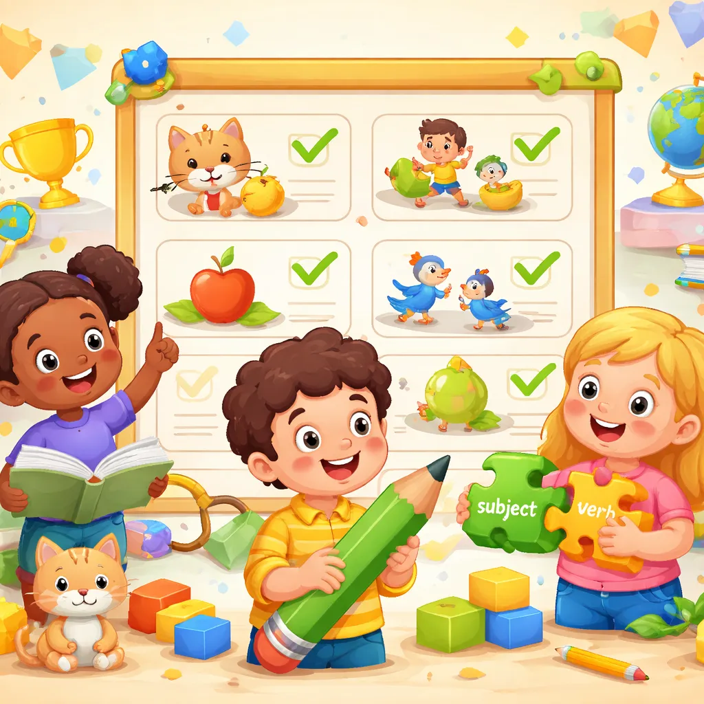 Warum sollten Grundschüler die Top 100 Regeln der Subjekt-Verb-Kongruenz für korrektes Englisch beherrschen?