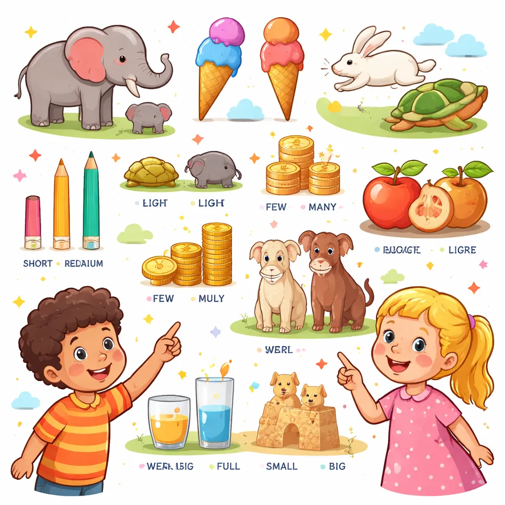 Mengapa Anak Usia Enam Tahun Harus Menguasai 70 Kata Perbandingan dan Superlatif yang Paling Umum untuk Menggambarkan Perbedaan?