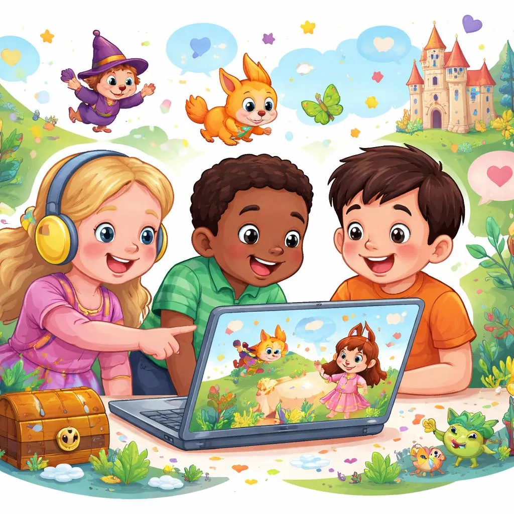 为什么在线使用儿童短篇故事进行互动式语言学习课程？